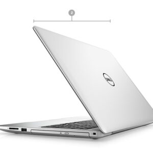 Dell Inspiron 15 5520 با پس زمینه سفید - نمای زاویه‌دار